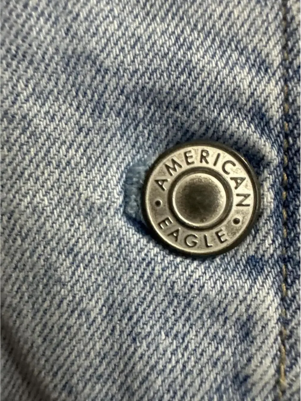 American Eagle denim vest M - Picture 4 of 7